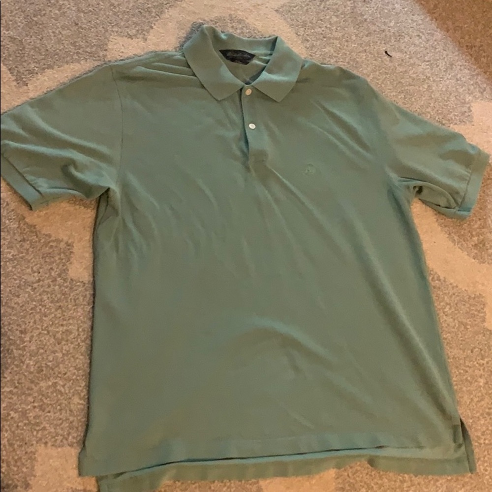 Green brooks brothers polo